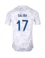 Ranska William Saliba #17 Vieraspaita MM-kisat 2022 Lyhythihainen
